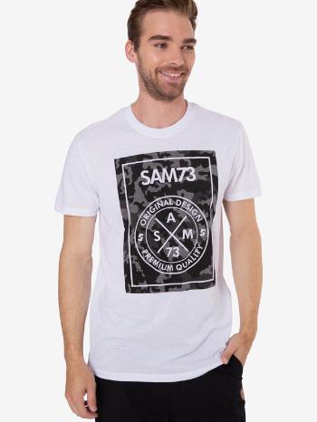 Sam 73 Tricou Alb