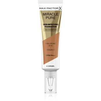 Max Factor Miracle Pure Skin machiaj persistent SPF 30 culoare 85 Caramel 30 ml