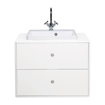 Dulap cu chiuvetă fără baterie alb suspendat 80x62 cm Color Bath – Tom Tailor