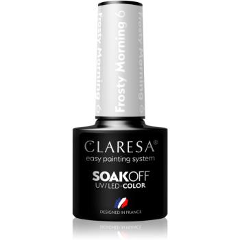 Claresa SoakOff UV/LED Color Frosty Morning lac de unghii sub forma de gel culoare 6 5 g