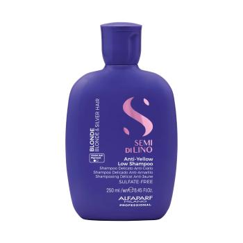 Alfaparf Milano Șampon care neutralizează tonurile galbene Semi Di Lino Blonde (Anti-Yellow Low Shampoo) 250 ml