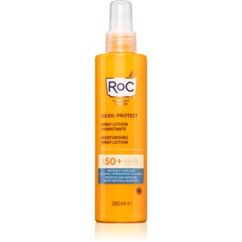 RoC Soleil Protect Moisturising Spray Lotion spray autobronzant hidratant SPF 50+ 200 ml