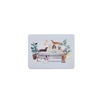 Set de 4 suporturi farfurii din plută Cooksmart ® Curious Dogs