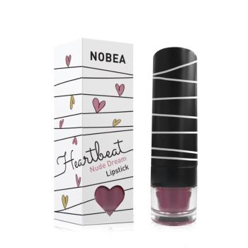 NOBEA Heartbeat ruj hidratant culoare Nude Dream 4.5 g