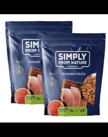 SIMPLY FROM NATURE Recompense dresaj caini, pasare si trandafir 2x300g