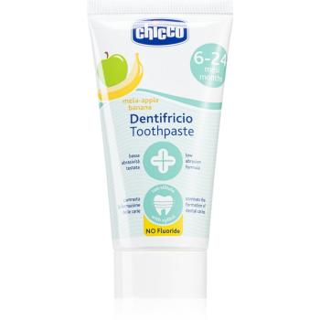 Chicco Toothpaste 6-24 months Pasta de dinti pentru copii. Apple-Banana 50 ml