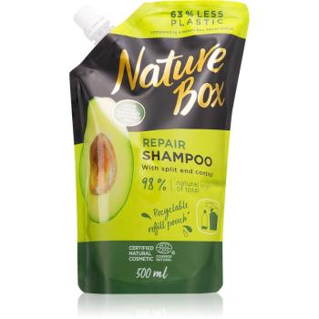 Nature Box Avocado Sampon de restaurare in profunzime pentru varfuri despicate Refil 500 ml
