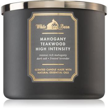 Bath & Body Works Mahogany Teakwood  High Intensity lumânare parfumată 411 g