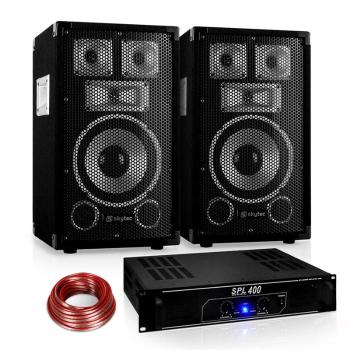 Electronic-Star PA Set Sapphire Series "Warm Up Party" 8PLUS cu pereche de boxe și amplificator de 8 "400W