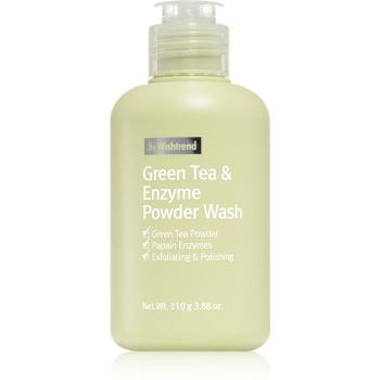 By Wishtrend Green Tea & Enzyme pudra de curatare fina 110 g