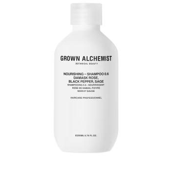 Grown Alchemist Șampon hrănitor Damask Rose, Black Pepper, Sage (Nourishing Shampoo) 200 ml