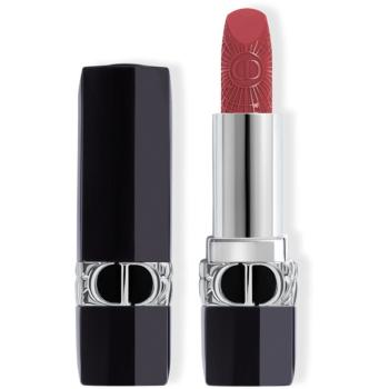 DIOR Rouge Dior The Atelier of Dreams Limited Edition ruj cu persistenta indelungata culoare 674 Midnight Rose 3,5 g