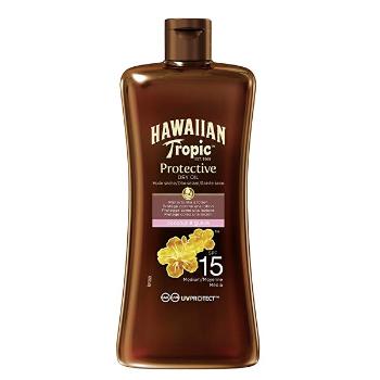 Hawaiian Tropic Ulei spray pentru bronzare SPF 15 Hawaiian Tropic (Hawaiian Tropic Protective Dry Oil) 100 ml