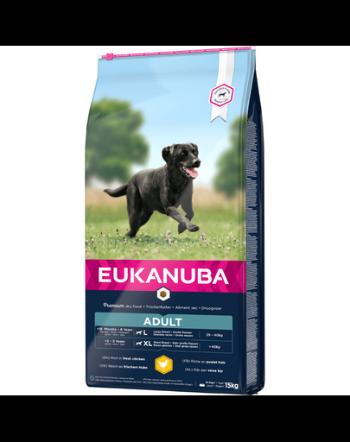 EUKANUBA Active Adult Large Breed bogat in pui proaspat 15kg