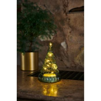 Decorațiune cu lumină LED Sirius Lucy Tree Green, înălțime 16,5 cm