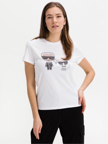 Karl Lagerfeld Ikonik Tricou Alb