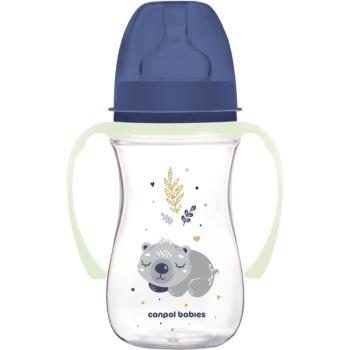 Canpol babies EasyStart Sleepy Koala 240 ml biberon pentru sugari 3 m+ Blue 240 ml