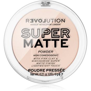 Revolution Relove Super Matte pudra matuire culoare Translucent 6 g