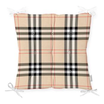 Pernă pentru scaun Minimalist Cushion Covers Flannel Beige, 40 x 40 cm
