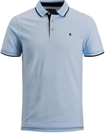 Jack&Jones Tricou polo pentru bărbați JJEPAULOS Slim Fit 12136668 Dusty Blue M