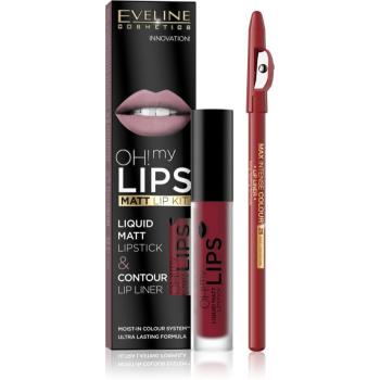 Eveline Cosmetics OH! my LIPS Matt set îngrijire buze 17 2 buc