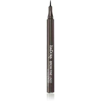 IsaDora Brow Fine Liner creion pentru sprancene culoare 44 Walnut Brown 1,1 ml