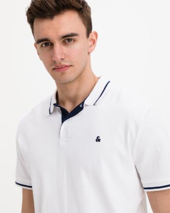 Jack & Jones Polo Tricou Alb