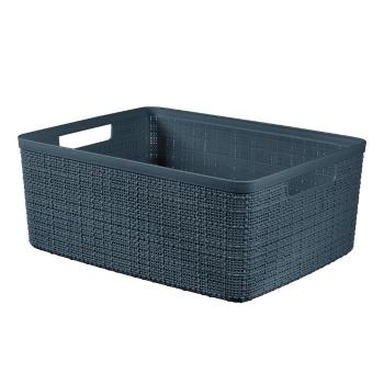 Coș de depozitare Curver Jute, 12 l, albastru