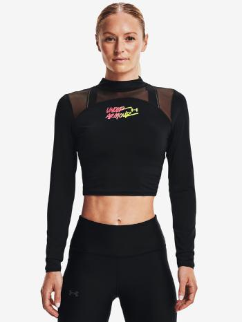 Under Armour HG Q3 Crop top Negru