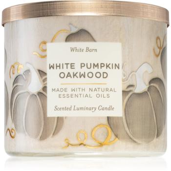 Bath & Body Works White Pumpkin Oakwood lumânare parfumată 411 g
