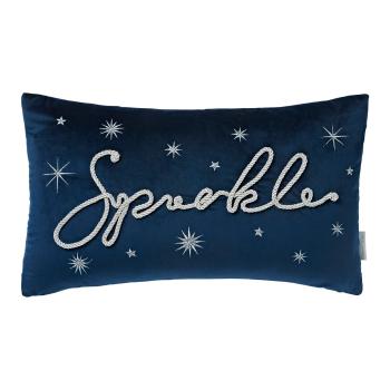 Pernă decorativă din catifea 30x50 cm  cu model de Crăciun Sparkle – Catherine Lansfield