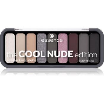 Essence The Cool Nude Edition paletă cu farduri de ochi 10 g