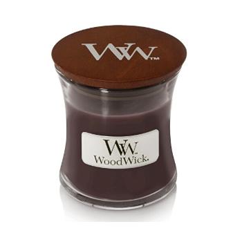 WoodWick Lumânare parfumata in vază Suede &amp; Sandalwood 85 g
