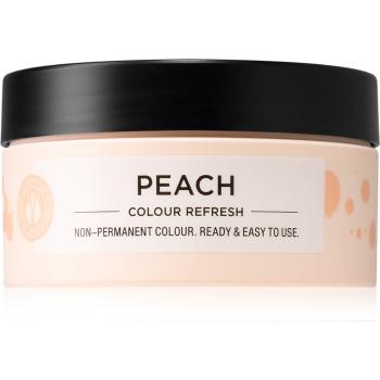 Maria Nila Colour Refresh Peach mască fină de hrănire fără pigmenți permanenți de culoare rezistă la 4 - 10 spălări 9.34 100 ml