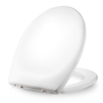Blumfeldt Kaiana, scaun de toaletă, în formă de O, pliabil automat, antibacterian, alb