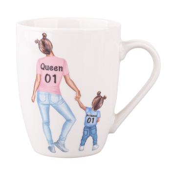 Cană din porțelan Altom Queen - girl, 300 ml