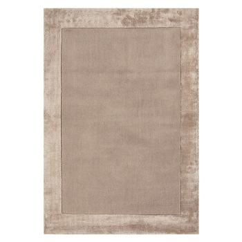 Covor maro deschis handmade din amestesc de lână 120x170 cm Ascot – Asiatic Carpets