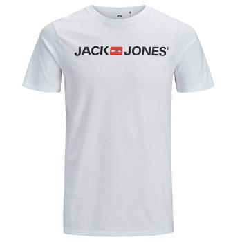 Jack&Jones Tricouricou pentru bărbați JJECORP 12137126 Alb-3 M