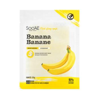 SOO`AE Mască hidratantă din pânză Banana ({{Food Story Mask))) 25 g