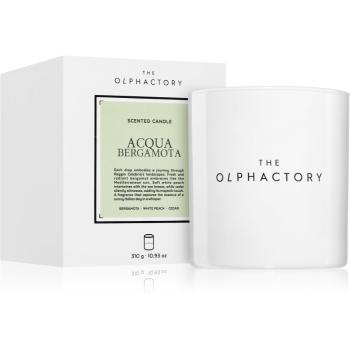 Ambientair The Olphactory White Insignia Acqua Bergamota lumânare parfumată 310 g