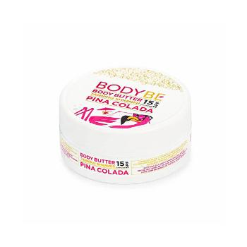 BODYBE Unt pentru bronzat cu efect sclipitor Piña Colada SPF 25 (Body Butter Tanning Shimmer) 150 ml