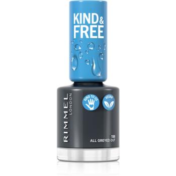 Rimmel Kind & Free lac de unghii culoare 158 All Greyed Out 8 ml
