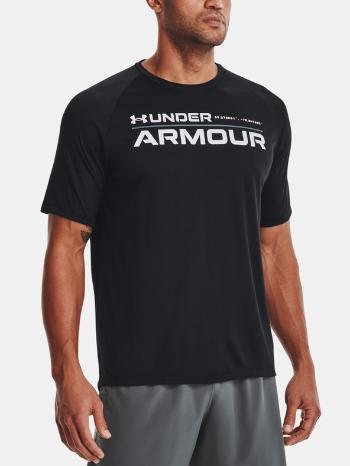 Under Armour UA Tech 2.0 Wordmark SS Tricou Negru