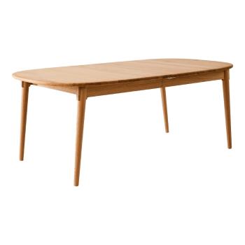 Masă de dining în culoare naturală extensibilă din lemn de stejar 106x184 cm Miro – Hammel Furniture