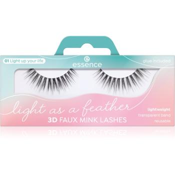 essence Light as a feather 3D faux mink gene false 01 Light Up Your Life 2 buc