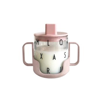 Cană pentru copii Design Letters Grow With Your Cup, roz