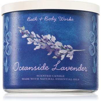 Bath & Body Works Oceanside Lavender lumânare parfumată 411 g