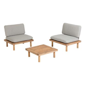 Set mobilier de grădină Kave Home Viridis, gri-natural