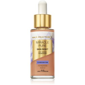 Max Factor Miracle Pure machiaj de îngrijire culoare 60-80 Light To Medium 30 ml