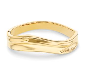 Calvin Klein Brățară din oțel solidă placată cu aur Elemental 35000642 6,7 cm